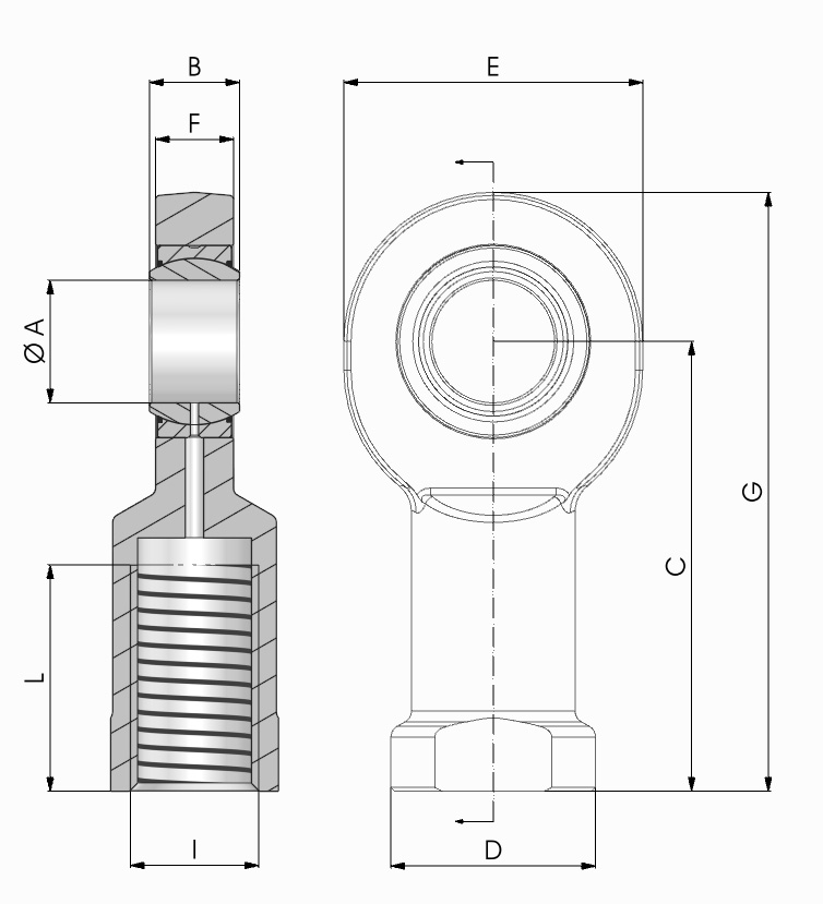 CABEZA DE RÓTULA SC-UK-2RS